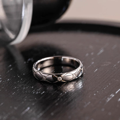 Unique Round Cut Moissanite Wedding Band, Full Eternity Moissanite Wedding Ring, 4mm Diamond Band, Engagement Ring, Anniversary Ring Gifts