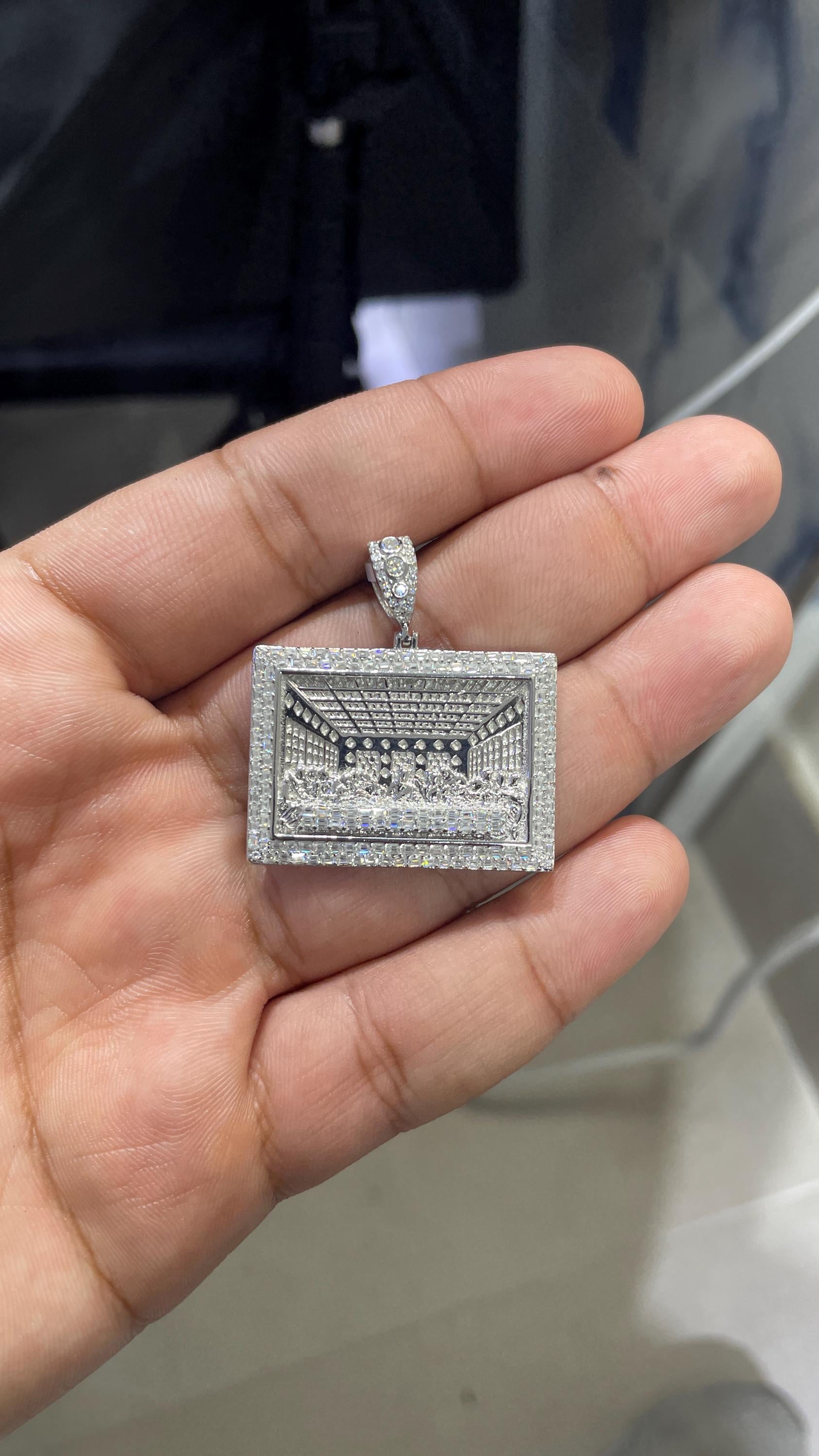 Moissanite Pendant 067