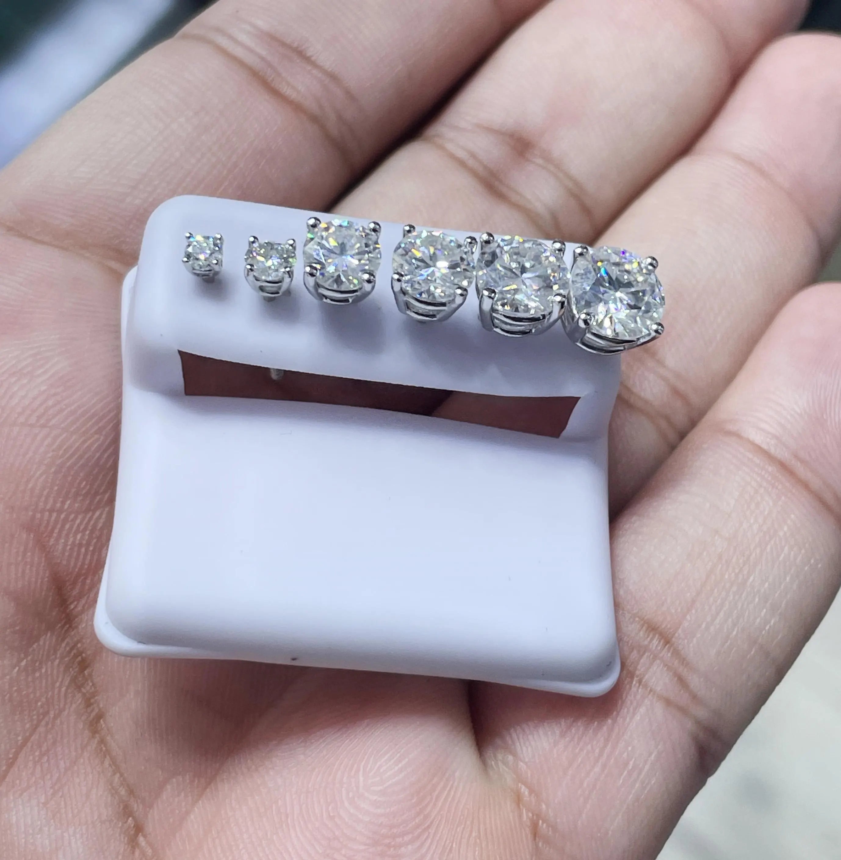 Moissanite Earrings 039