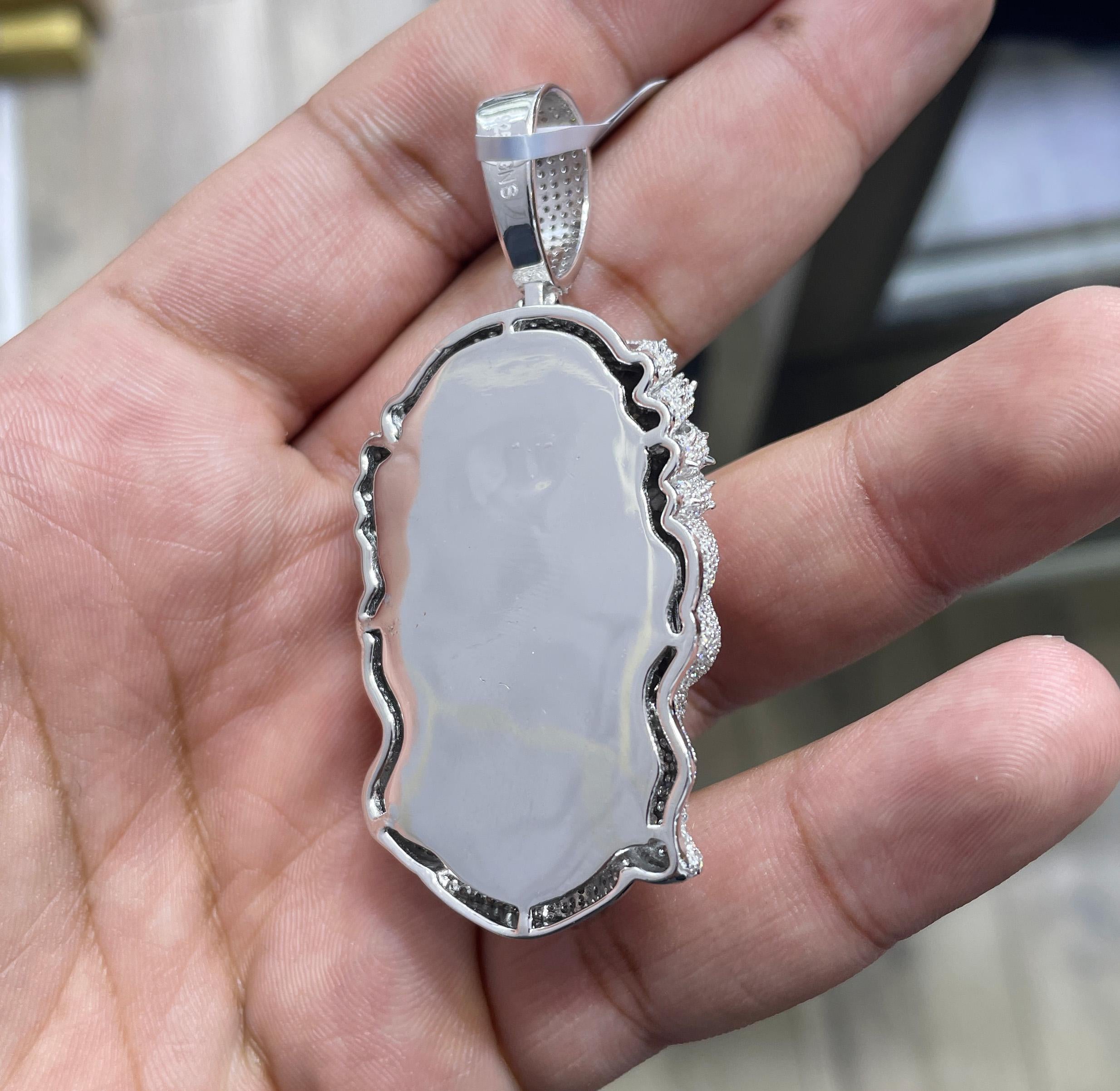 Moissanite Pendant 039
