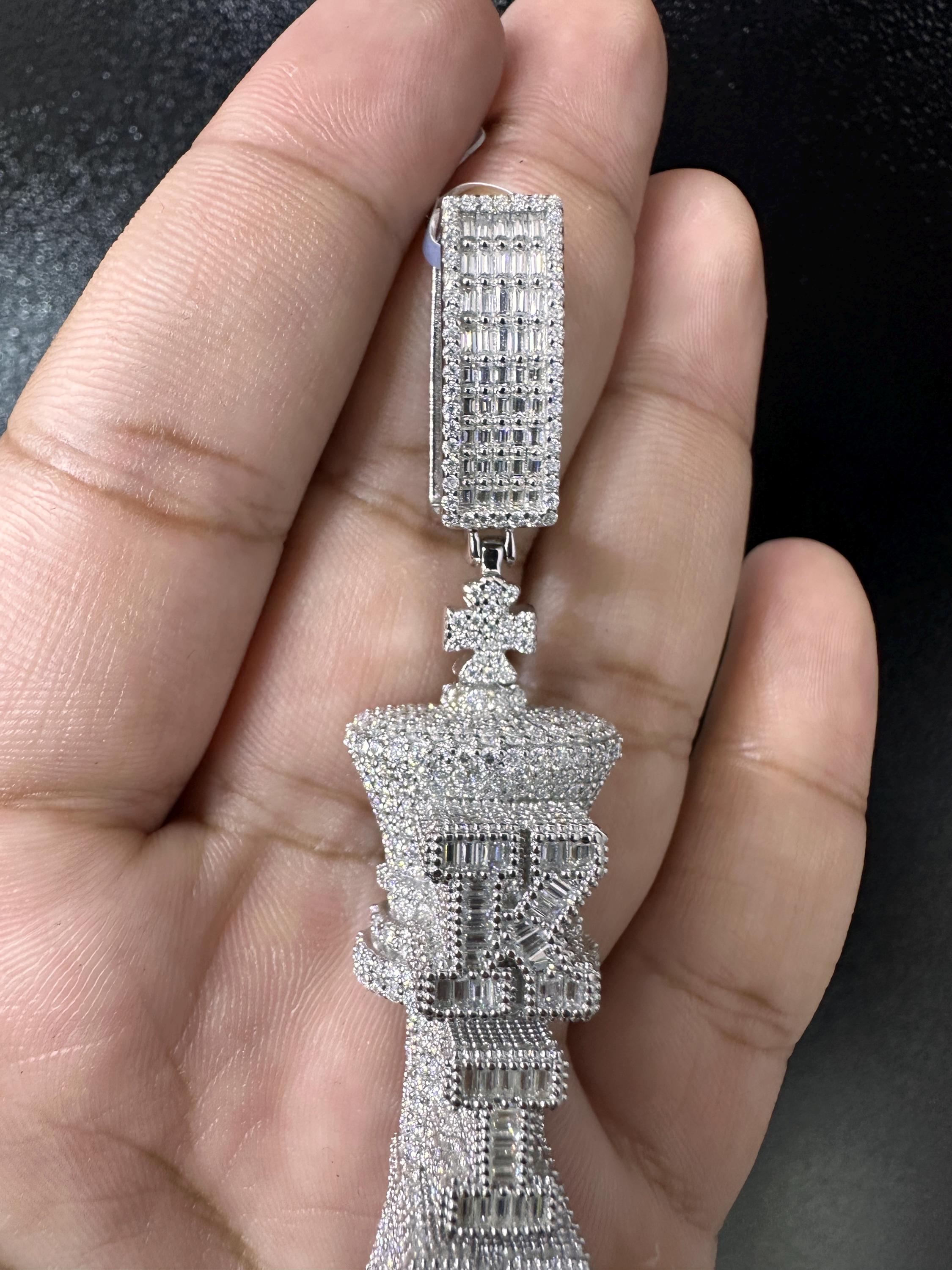 Moissanite Pendant 041
