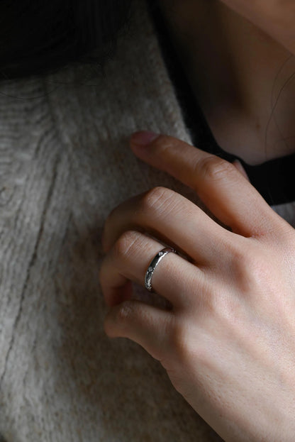 Solid Gold Princess Cut Moissanite Wedding Band, Wedding Ring, Matching Band, Anniversary Gift Birthday Gift Valentine's Day Gift for Women