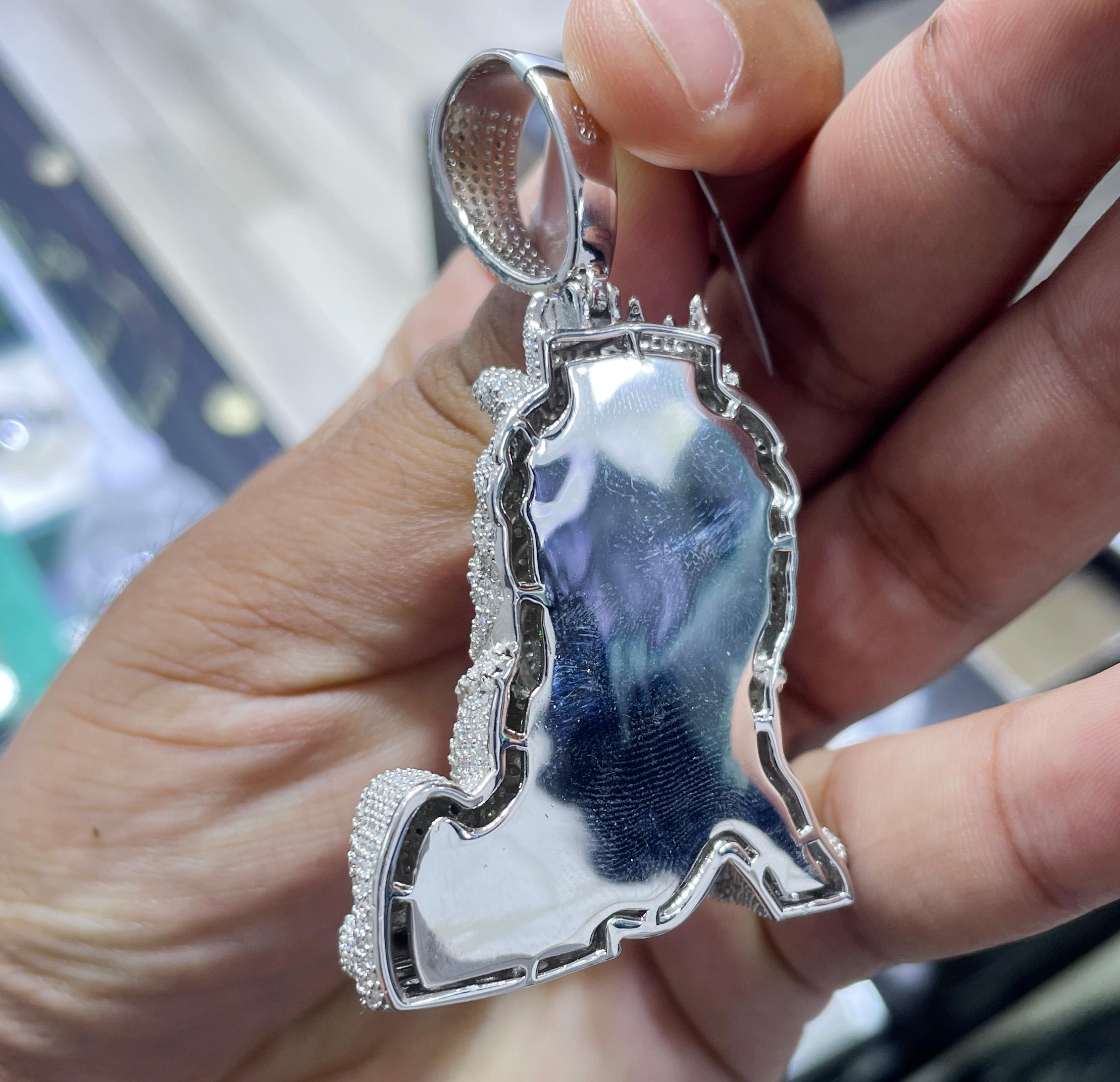 Moissanite Pendant 042
