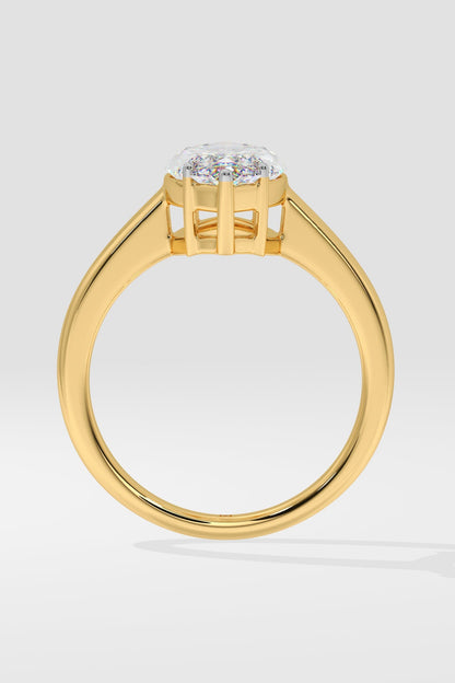 Stunning 3 CT Marquise-Cut Lab-Grown Diamond 6-Prong Solitaire Ring