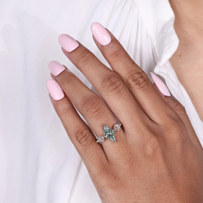 kite cut ring