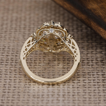 cushion cut ring