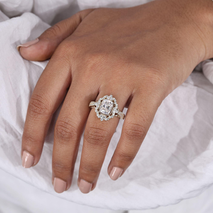 cushion cut ring