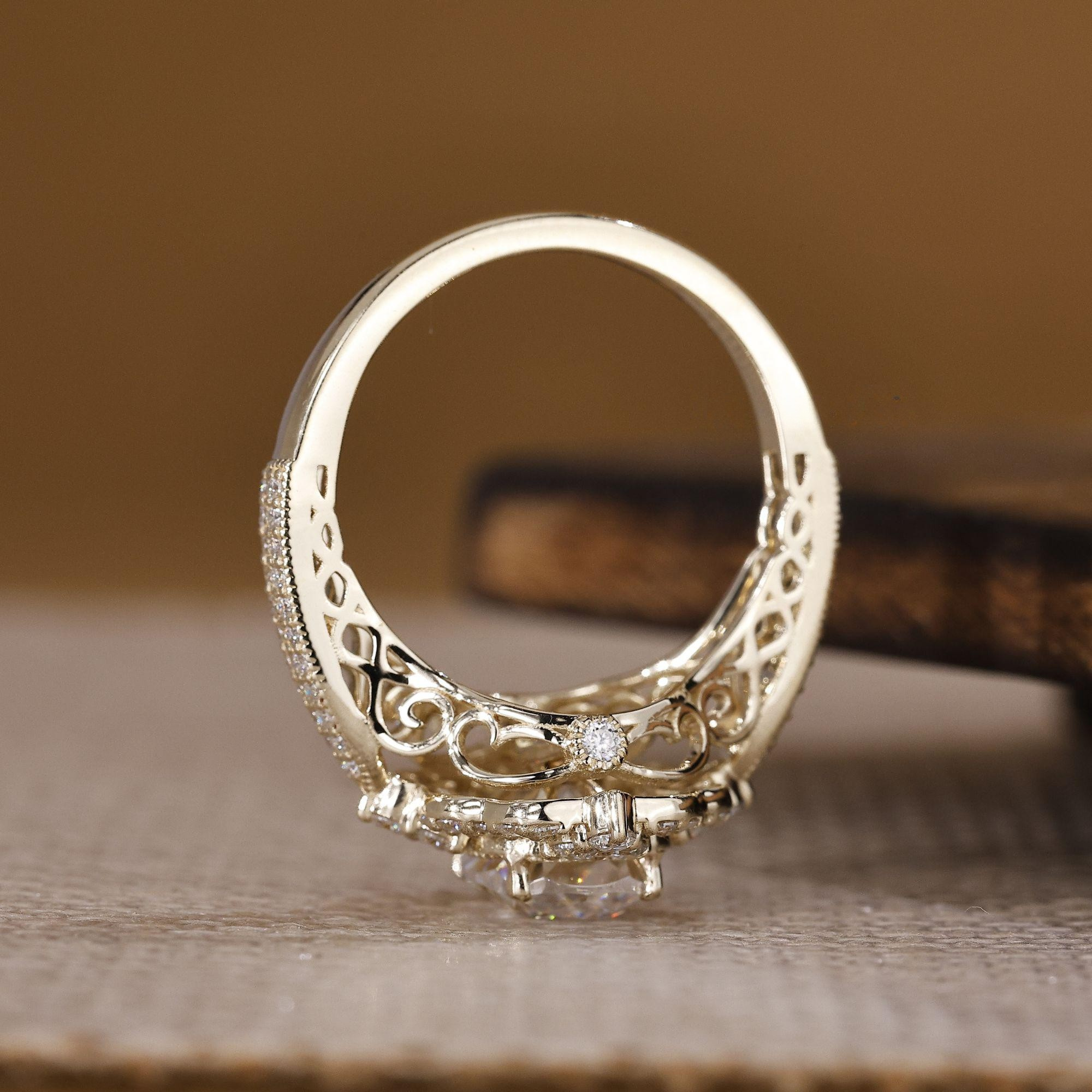 cushion cut ring