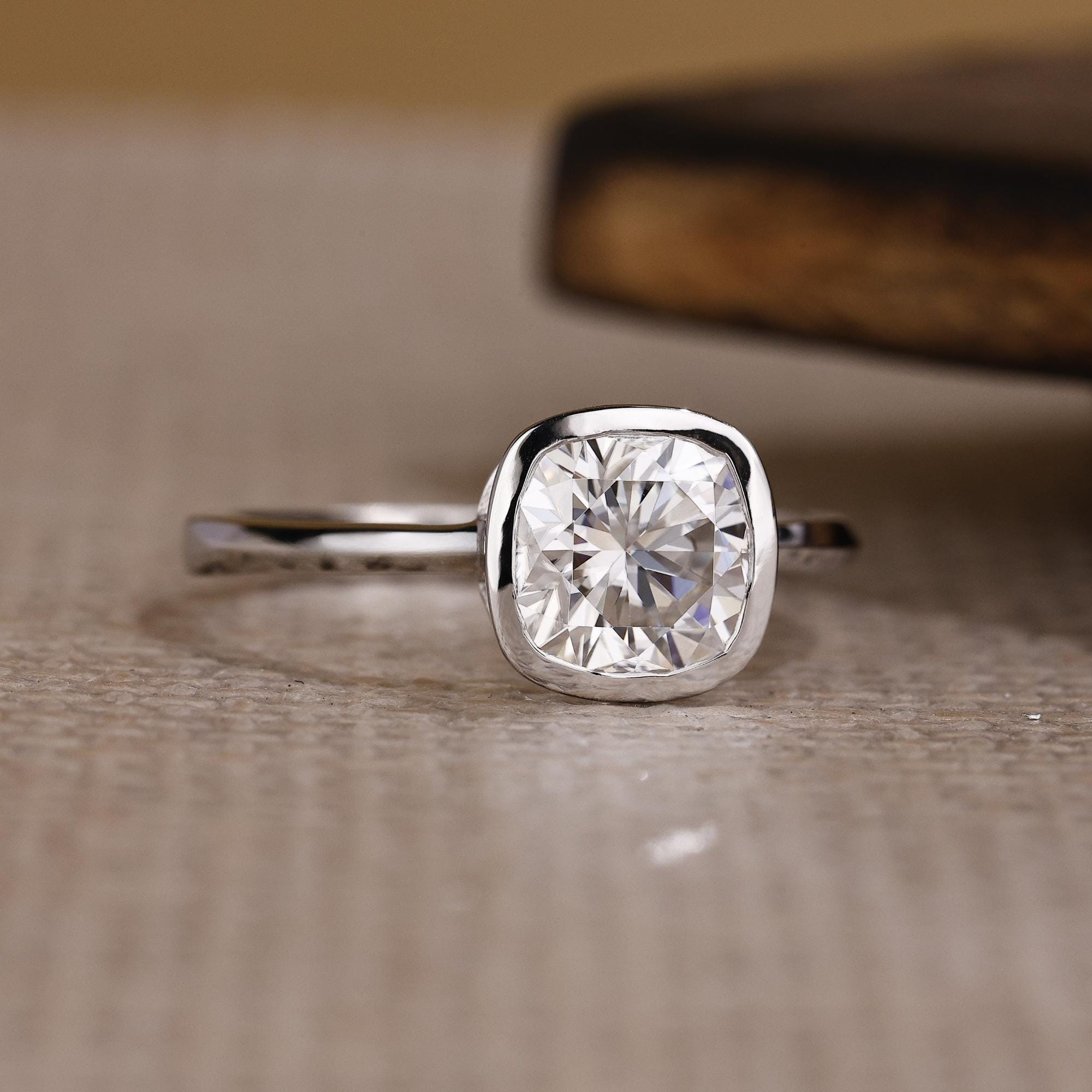 cushion cut ring