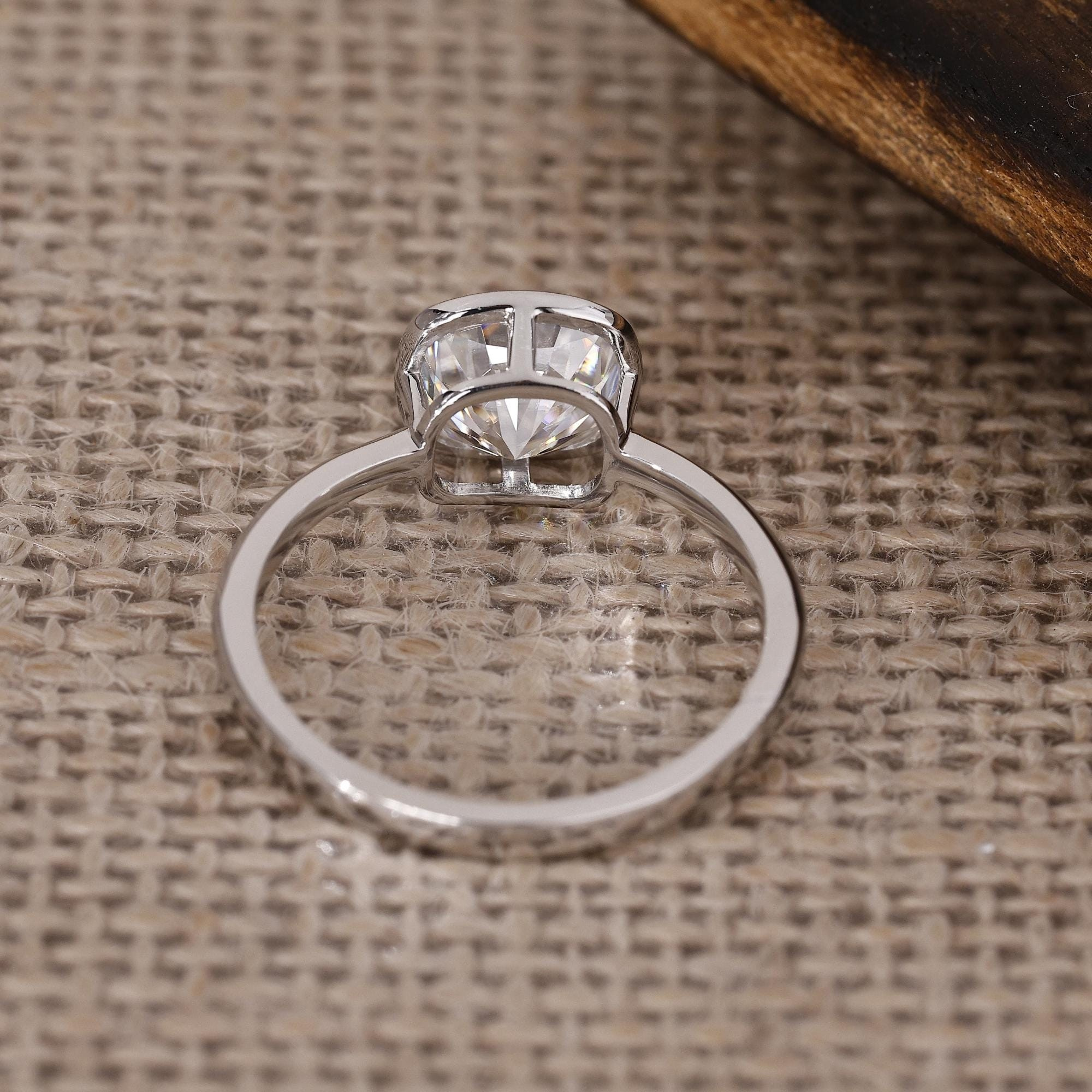 cushion cut ring