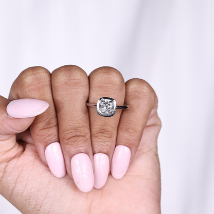 cushion cut ring