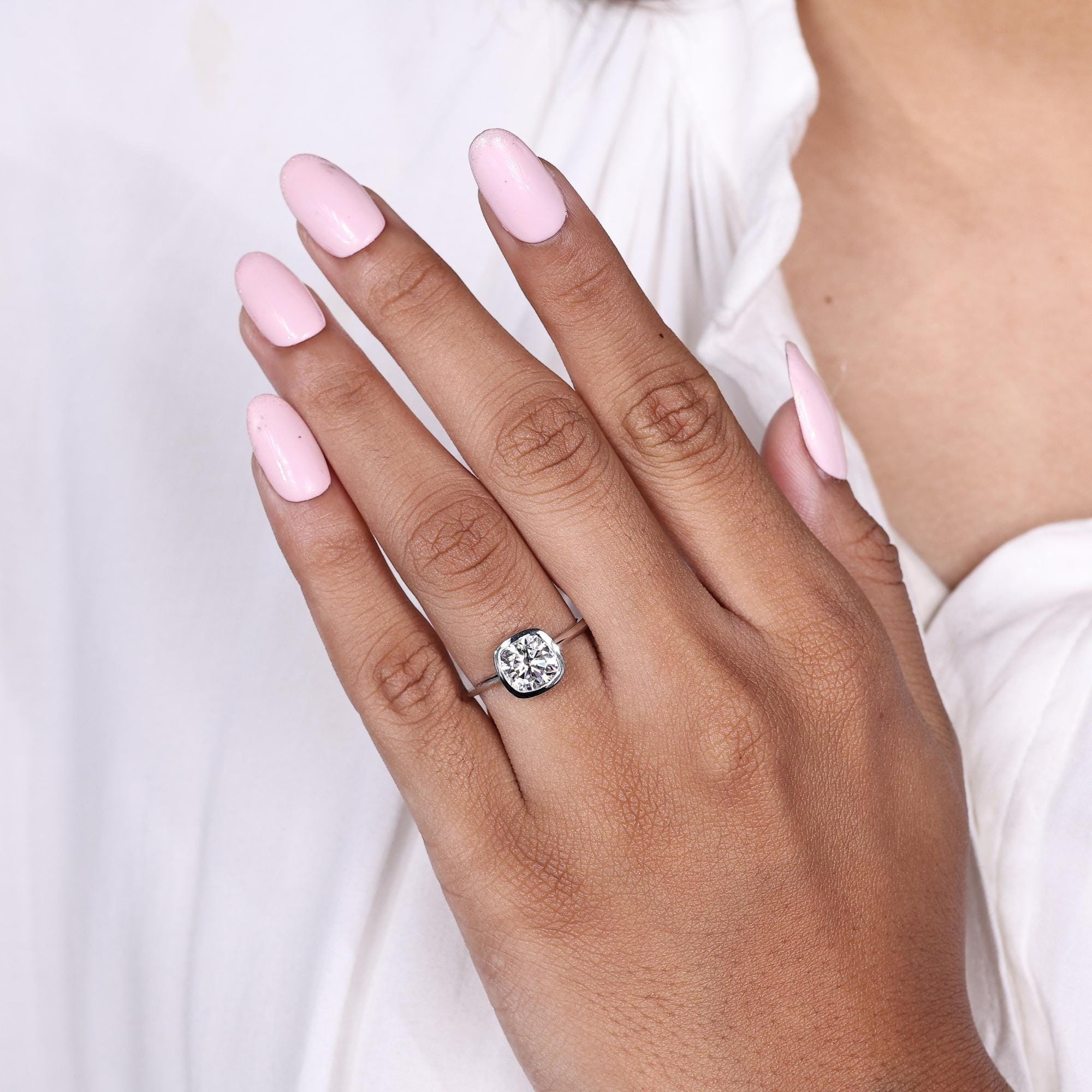 cushion cut ring