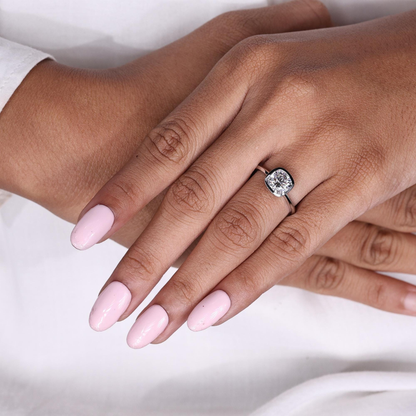 cushion cut ring