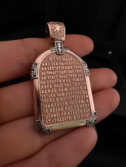 Golden Warrior Horse Jesus Custom Religion Pendant