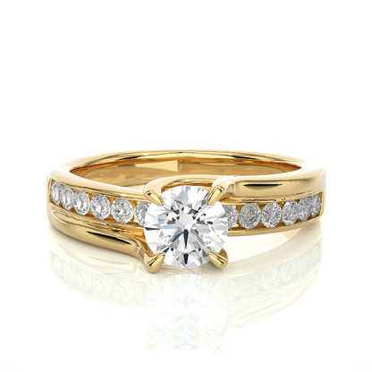 Classic 1 CT Round Lab-Grown Diamond 4-Prong Solitaire Ring