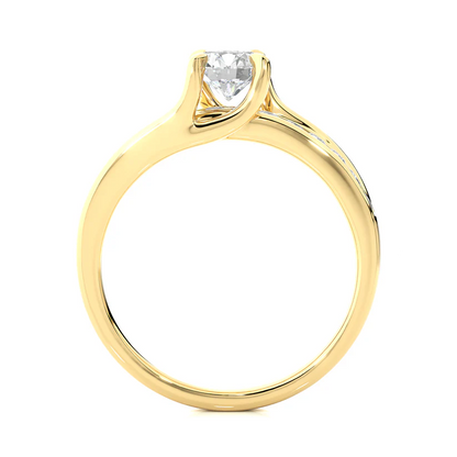 Classic 1 CT Round Lab-Grown Diamond 4-Prong Solitaire Ring