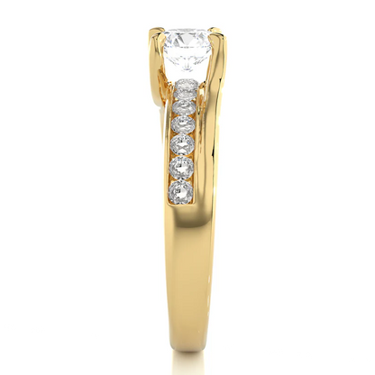 Classic 1 CT Round Lab-Grown Diamond 4-Prong Solitaire Ring