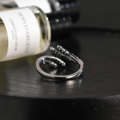 Solid Gold Round Cut Moissanite Wedding Band, Unique Anniversary Ring