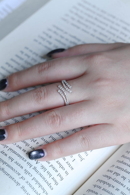 Solid Gold Round Cut Moissanite Wedding Band, Unique Anniversary Ring