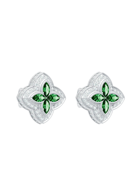 Light Green Candy Moissanite VVS Diamond Earrings