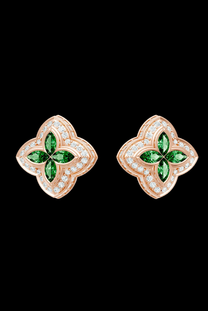 Candy Green VVS Moissanite Diamond Women's Earrings
