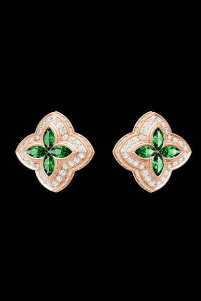 Candy Green VVS Moissanite Diamond Women's Earrings