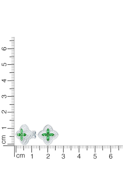 Candy Green VVS Moissanite Diamond Women's Earrings