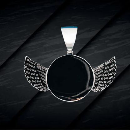 Iced Out Moissanite VVS Diamond Bird Style Photo Pendant