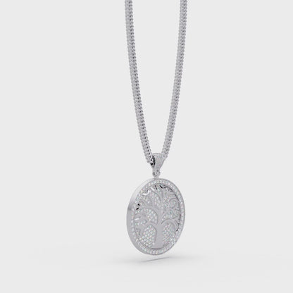 Tree of Life VVS Moissanite Diamond Custom Design Pendant